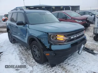 2021 Ford Bronco Sport Big Bend z VIN 3FMCR9B62MRB38620, wystawiony jako Copart lot #45008875 z przebiegiem 55 555 mil mil oraz Szkoda całkowita • Salvage title. Historia ofert i sprzedaży dostępna na DreamBid. Obrazek 4.