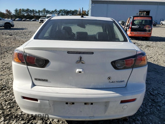 2013 Mitsubishi Lancer GT with VIN JA32U8FW8DU014720, listed as a Copart auction lot 75509414 with 153,645 mi miles and Salvage Title. Bid and sale history available at carsss.com. Image 6.