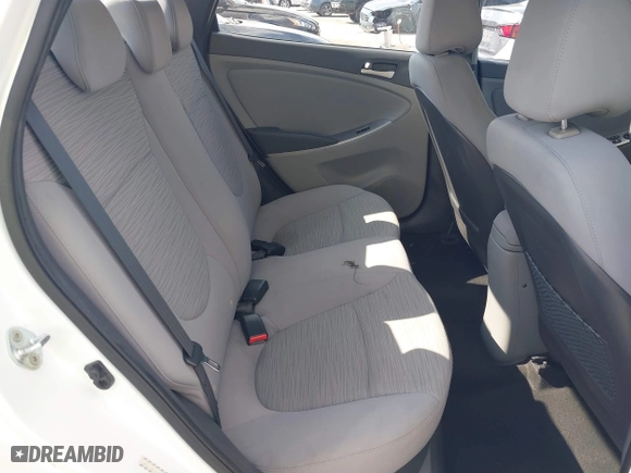 2017 Hyundai Accent SE with VIN KMHCT4AE7HU333088, listed as a IAAI auction lot 41489380 with 62,091 mi miles. Bid and sale history available at carsss.com. Image 8.