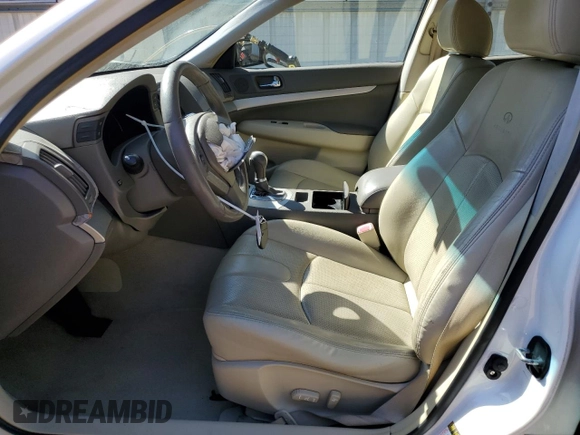 2008 Infiniti G35 with VIN JNKBV61E28M221786, listed as a Copart auction lot 76457114 with 109,191 mi miles and Salvage Title. Bid and sale history available at DreamBid. Image 7.