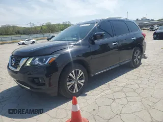 2017 Nissan Pathfinder SL with VIN 5N1DR2MM5HC666714, listed as a Copart auction lot 52892715 with 156,412 mi miles and Salvage title. Bid and sale history available at DreamBid. Image 1.