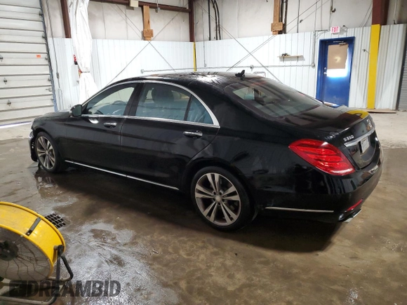 2015 Mercedes-Benz S 550 with VIN WDDUG8FB6FA148733, listed as a Copart auction lot 53365335 with 61,414 mi miles and Salvage Title. Bid and sale history available at carsss.com. Image 2.