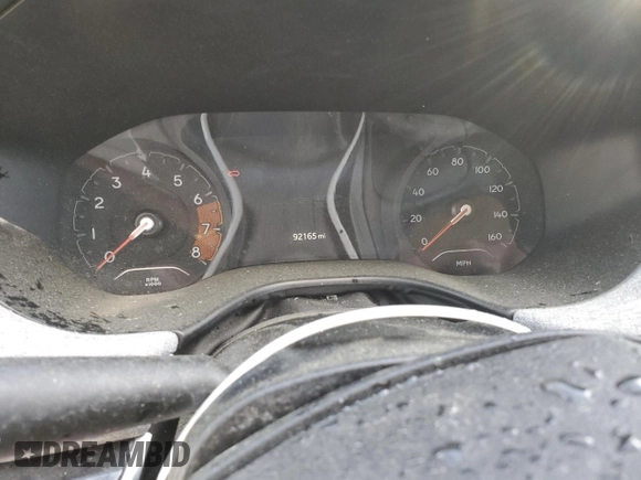 2022 Jeep Compass Latitude with VIN 3C4NJDBB3NT122001, listed as a Copart auction lot 49151555 with 92,165 mi miles and Salvage title. Bid and sale history available at DreamBid. Image 9.