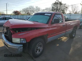 1998 Dodge 1500 with VIN 1B7HC16Y9WS623837, listed as a Copart auction lot 51989225 with 189,336 mi miles and Salvage Title. Bid and sale history available at DreamBid. Image 1.