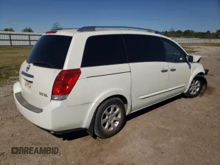 2008 Nissan Quest SE z VIN 5N1BV28U68N103558, wystawiony jako Copart lot #49637325 z przebiegiem 185 116 mil mil oraz Szkody całkowita. Historia ofert i sprzedaży dostępna na DreamBid. Obrazek 3.