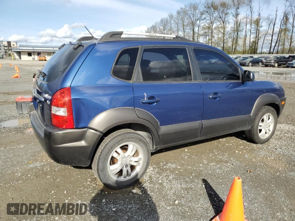2006 Hyundai Tucson GLS with VIN KM8JN12DX6U393613, listed as a Copart auction lot 52649755 with 220,571 mi miles and Clean Title. Bid and sale history available at carsss.com. Image 3.