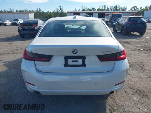 2024 BMW 3 Series 330i with VIN 3MW69FF07R8E63764, listed as a IAAI auction lot 41428605 with 5,355 mi miles. Bid and sale history available at carsss.com. Image 16.