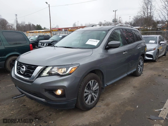 2018 Nissan Pathfinder S with VIN 5N1DR2MM5JC638871, listed as a IAAI auction lot 41691038 with 96,284 mi miles. Bid and sale history available at carsss.com. Image 19.