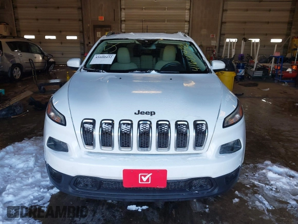 2017 Jeep Cherokee Latitude with VIN 1C4PJLCS9HW650514, listed as a IAAI auction lot 41600432 with 123,389 mi miles and . Bid and sale history available at carsss.com. Image 12.