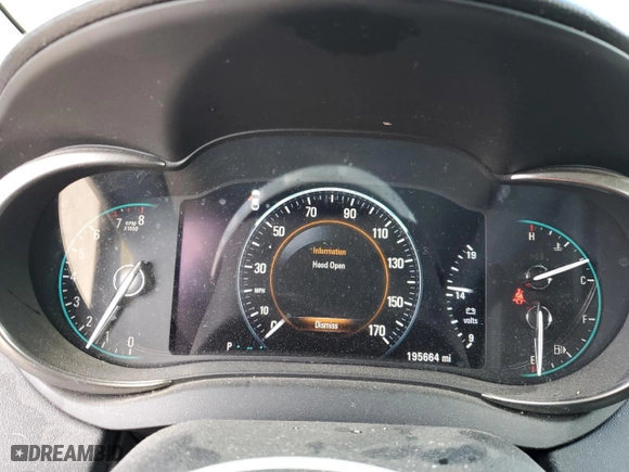 2015 Buick LaCrosse Leather with VIN 1G4GB5G39FF143620, listed as a Copart auction lot 49694535 with 195,664 mi miles and Salvage Title. Bid and sale history available at carsss.com. Image 9.