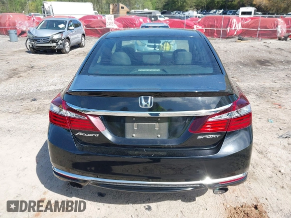2016 Honda Accord Sport with VIN 1HGCR2F50GA086434, listed as a IAAI auction lot 42010233 with 126,597 mi miles and . Bid and sale history available at DreamBid. Image 16.