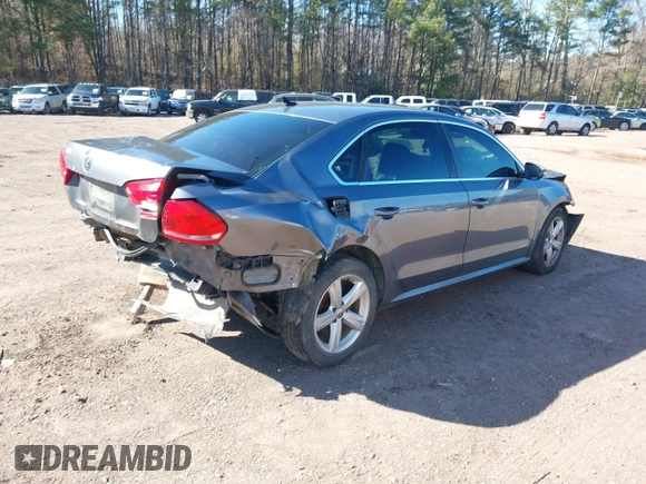2012 Volkswagen Passat SE with VIN 1VWBH7A36CC027321, listed as a IAAI auction lot 41596709 with 173,357 mi miles and . Bid and sale history available at DreamBid. Image 4.