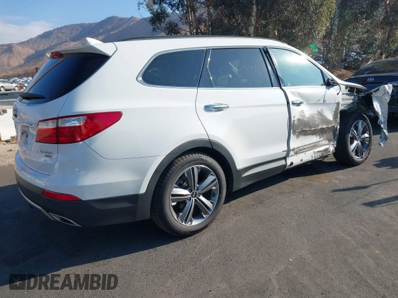 2016 Hyundai Santa Fe SE with VIN KM8SR4HF1GU141799, listed as a IAAI auction lot 41348405 with 99,884 mi miles. Bid and sale history available at carsss.com. Image 4.
