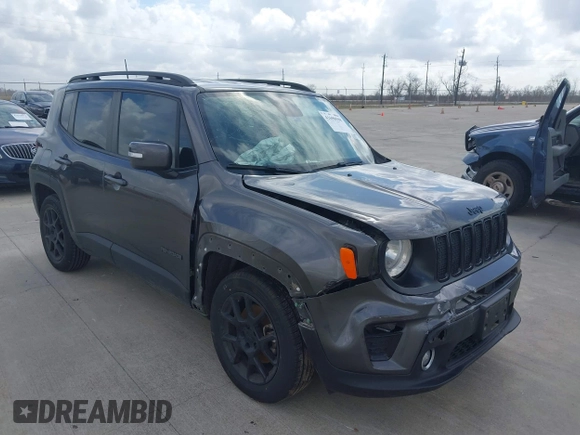2020 Jeep Renegade Latitude with VIN ZACNJABB9LPL30884, listed as a IAAI auction lot 41690598 with 103,714 mi miles and . Bid and sale history available at DreamBid. Image 1.