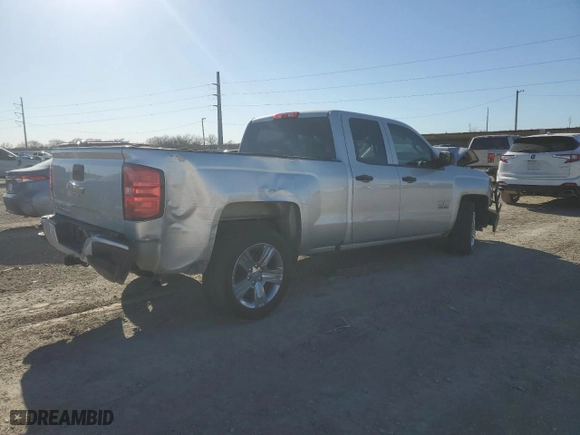 2018 Chevrolet Silverado 1500 Custom with VIN 1GCRCPEC5JZ225215, listed as a Copart auction lot 87216184 with 199,701 mi miles and Salvage Title. Bid and sale history available at carsss.com. Image 3.