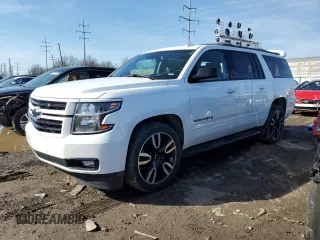 2020 Chevrolet Suburban Premier with VIN 1GNSKJKJXLR123259, listed as a Copart auction lot 46434524 with 118,367 mi miles and . Bid and sale history available at DreamBid. Image 1.