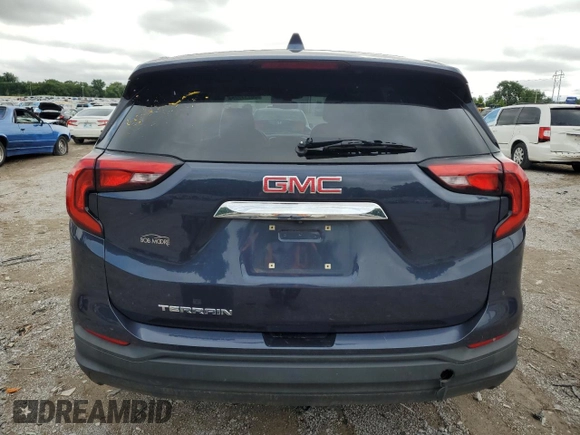 2019 GMC Terrain SLE with VIN 3GKALMEVXKL294556, listed as a Copart auction lot 56717225 with 88,503 mi miles and Salvage title. Bid and sale history available at DreamBid. Image 6.