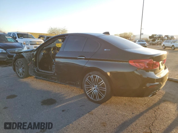 2018 BMW 5 Series 530e z VIN WBAJA9C58JB249470, wystawiony jako Copart lot #46319335 z przebiegiem 28 000 mil mil oraz Szkoda całkowita • Salvage title. Historia ofert i sprzedaży dostępna na DreamBid. Obrazek 2.