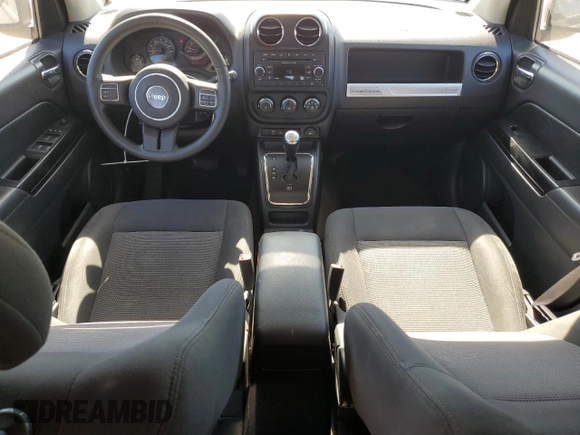 2017 Jeep Compass Sport with VIN 1C4NJCBA2HD147418, listed as a Copart auction lot 76757094 with 125,947 mi miles and Salvage Title. Bid and sale history available at carsss.com. Image 8.