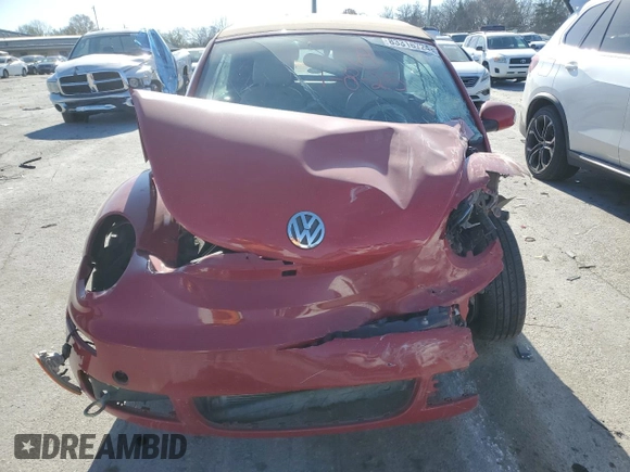 2007 Volkswagen Beetle with VIN 3VWRF31Y87M421898, listed as a Copart auction lot 83316724 with Not Provided miles and Salvage Title. Bid and sale history available at DreamBid. Image 5.
