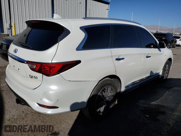 2016 Infiniti QX60 with VIN 5N1AL0MN2GC531738, listed as a Copart auction lot 43287585 with 77,626 mi miles and Salvage Title. Bid and sale history available at carsss.com. Image 3.