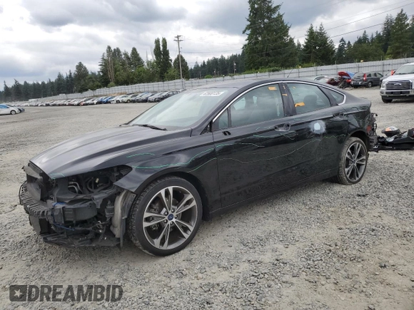 2017 Ford Fusion Titanium with VIN 3FA6P0D93HR389152, listed as a Copart auction lot 62600135 with 147,645 mi miles and Salvage title. Bid and sale history available at DreamBid. Image 1.