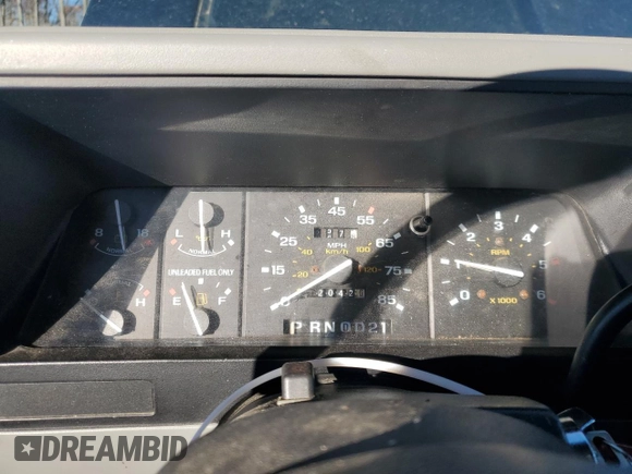 1990 Ford Ranger XLT with VIN 1FTCR15X5LPB57257, listed as a Copart auction lot 79535214 with 2,042 mi miles and Non Repairable. Bid and sale history available at DreamBid. Image 9.