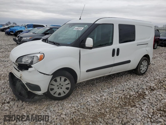 2018 Ram ProMaster City Cargo Van Tradesman SLT with VIN ZFBERFBB0J6L55619, listed as a Copart auction lot 44582015 with 168,220 mi miles and Clean Title. Bid and sale history available at carsss.com. Image 1.