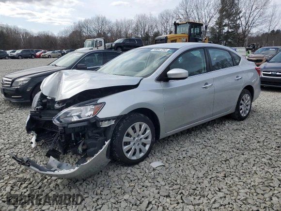 2019 Nissan Sentra SV with VIN 3N1AB7AP7KY246607, listed as a Copart auction lot 48847265 with 63,054 mi miles and Salvage Title. Bid and sale history available at DreamBid. Image 1.