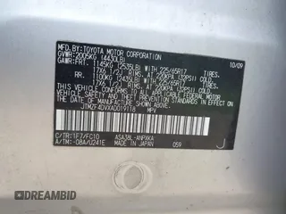 2010 Toyota RAV4 with VIN JTMZF4DVXAD019118, listed as a IAAI auction lot 42815187 with 236,434 mi miles and . Bid and sale history available at DreamBid. Image 9.