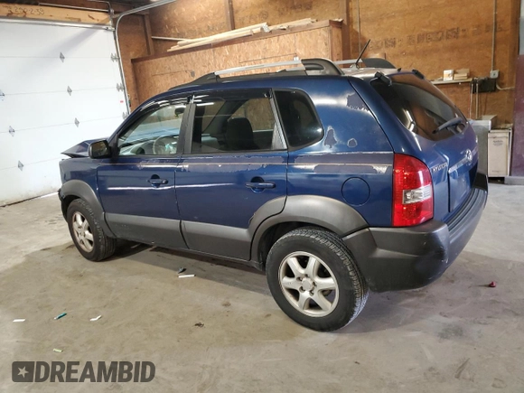 2005 Hyundai Tucson GLS with VIN KM8JN12D35U072088, listed as a Copart auction lot 65343044 with 191,437 mi miles and Salvage Title. Bid and sale history available at carsss.com. Image 2.