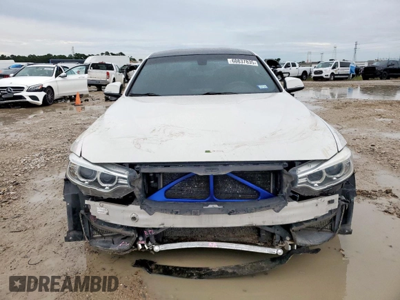 2015 BMW M3 with VIN WBS3C9C53FP804852, listed as a Copart auction lot 60837835 with Not provided miles and Salvage title. Bid and sale history available at DreamBid. Image 5.