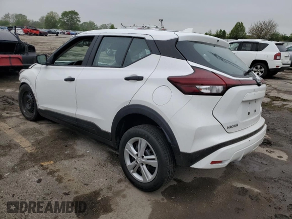 2023 Nissan Kicks S z VIN 3N1CP5BV2PL494540, wystawiony jako Copart lot #55068575 z przebiegiem 26 782 mil mil oraz Szkoda całkowita • Salvage title. Historia ofert i sprzedaży dostępna na DreamBid. Obrazek 2.