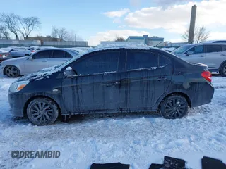 2020 Mitsubishi Mirage G4 SE with VIN ML32F4FJ3LHF07369, listed as a IAAI auction lot 41341163 with 52,975 mi miles. Bid and sale history available at carsss.com. Image 13.