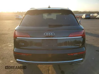 2023 Audi Q5 S line Prestige with VIN WA1FAAFY8P2165460, listed as a Copart auction lot 88486725 with 0 mi miles and Salvage Title. Bid and sale history available at carsss.com. Image 6.
