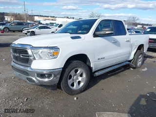 2021 Ram 1500 Big Horn with VIN 1C6SRFBT5MN557642, listed as a IAAI auction lot 41498784 with 53,000 mi miles. Bid and sale history available at carsss.com. Image 17.