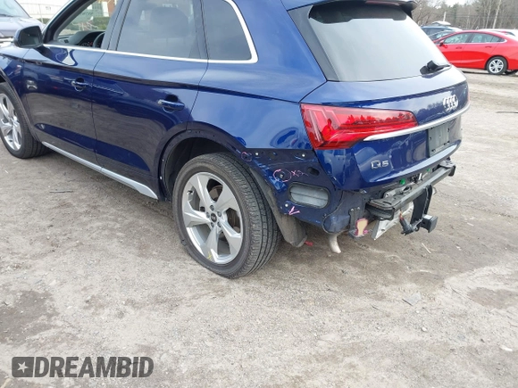 2022 Audi Q5 S line Premium Plus with VIN WA1EAAFY3N2099747, listed as a IAAI auction lot 41783135 with 29,787 mi miles. Bid and sale history available at carsss.com. Image 6.