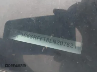 2020 Ram 1500 Big Horn с VIN 1C6SRFFT8LN207821, выставлен на аукционе IAAI как лот 42254465 с пробегом 71 158 миль миль и . История ставок и продаж доступна на DreamBid. Изображение 9.
