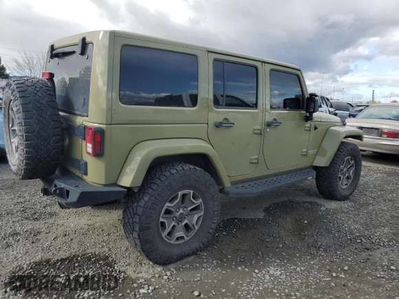 2013 Jeep Wrangler Unlimited Rubicon 10th Anniversary with VIN 1C4HJWFG4DL549065, listed as a Copart auction lot 75899594 with 127,960 mi miles and Salvage title. Bid and sale history available at DreamBid. Image 3.