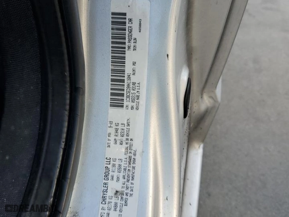 2010 Chrysler Sebring Touring with VIN 1C3BC5ED9AN116041, listed as a Copart auction lot 76954274 with 0 mi miles and Salvage Title. Bid and sale history available at carsss.com. Image 13.