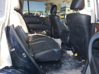 2020 Nissan Armada SL with VIN JN8AY2NCXLX518841, listed as a Copart auction lot 80346634 with 0 mi miles and Salvage Title. Bid and sale history available at carsss.com. Image 10.