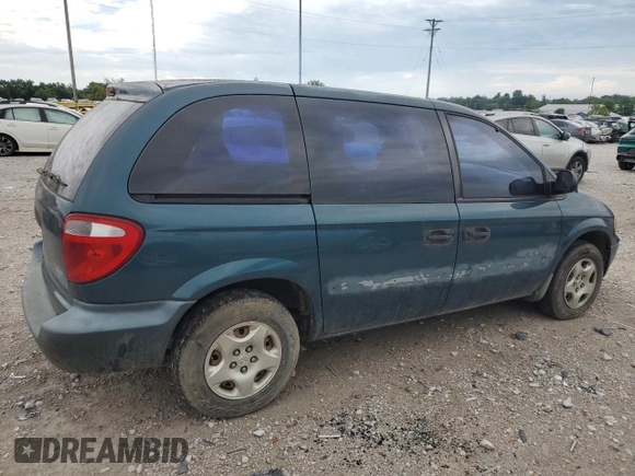 2001 Dodge Caravan SE with VIN 1B4GP25B01B239227, listed as a Copart auction lot 67699044 with 51,109 mi miles and Salvage Title. Bid and sale history available at DreamBid. Image 3.