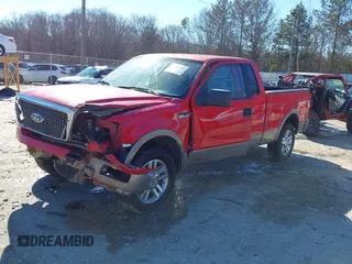 2005 Ford F-150 XLT with VIN 1FTPX12555NB76674, listed as a IAAI auction lot 41371363 with 137,782 mi miles. Bid and sale history available at carsss.com. Image 18.