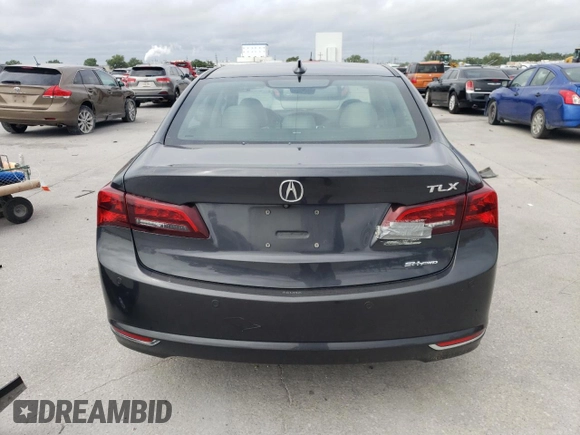 2016 Acura TLX Advance with VIN 19UUB3F70GA002970, listed as a Copart auction lot 54782385 with 83,788 mi miles and Salvage title. Bid and sale history available at DreamBid. Image 6.
