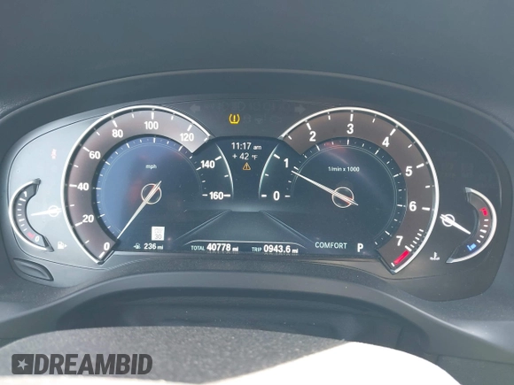 2018 BMW X3 xDrive30i with VIN 5UXTR9C51JLD61754, listed as a IAAI auction lot 41775727 with 40,778 mi miles and . Bid and sale history available at DreamBid. Image 7.