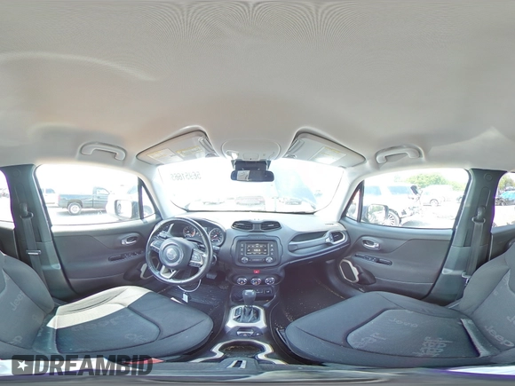 2017 Jeep Renegade Latitude with VIN ZACCJABB7HPE45338, listed as a Copart auction lot 56951665 with 168,286 mi miles and Salvage title. Bid and sale history available at DreamBid. Image 16.