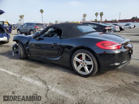 2014 Porsche Boxster S with VIN WP0CB2A86ES141352, listed as a Copart auction lot 58347315 with Not provided miles and Salvage title. Bid and sale history available at DreamBid. Image 2.