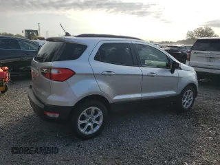 2021 Ford EcoSport SE with VIN MAJ3S2GEXMC449698, listed as a Copart auction lot 52936185 with 18,184 mi miles and Non Repairable. Bid and sale history available at carsss.com. Image 3.