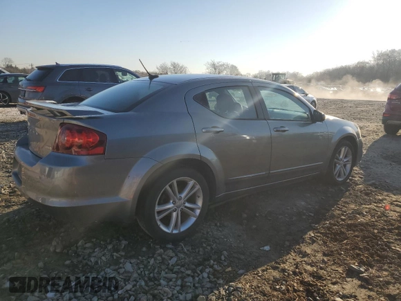 2012 Dodge Avenger SXT Plus with VIN 1C3CDZEG1CN264612, listed as a Copart auction lot 48738615 with 126,058 mi miles and Clean Title. Bid and sale history available at carsss.com. Image 3.
