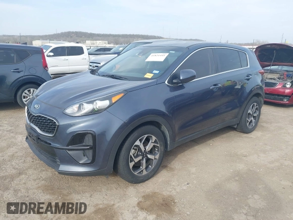 2020 Kia Sportage LX with VIN KNDPM3ACXL7718082, listed as a IAAI auction lot 41821441 with 70,491 mi miles. Bid and sale history available at carsss.com. Image 18.
